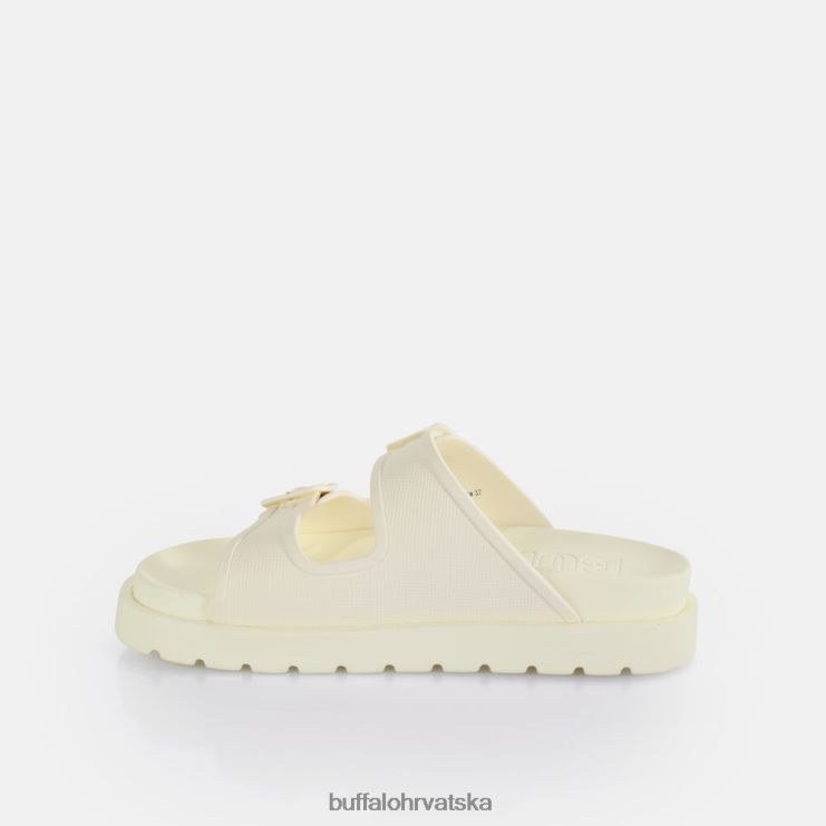 prljavo bijela Buffalo eve sol platform slide vegan |slajdova TDD6T785